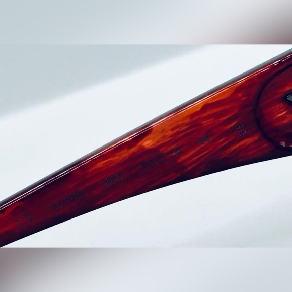 Calvin Klein 3065S Burgundy Oval Sunglasses Frames Only - Picture 8 of 8